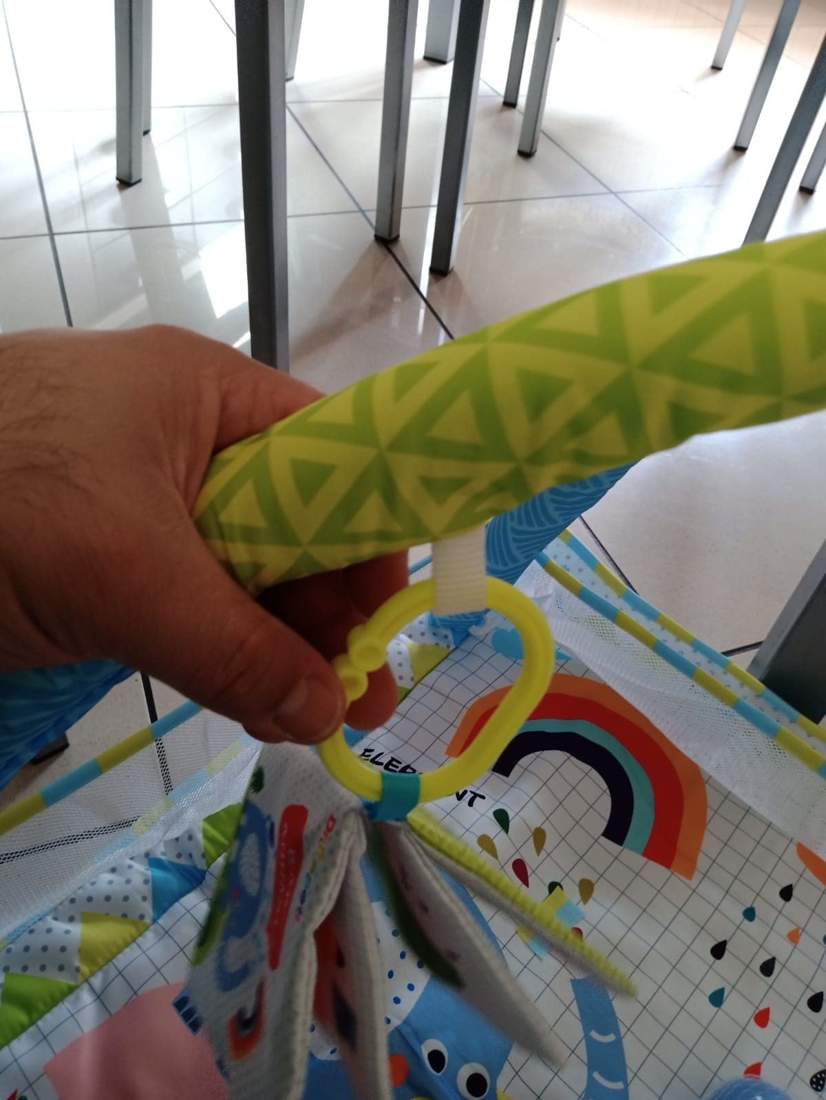 Dr.Rapeti Palestrina tappeto gioco 47x40 pollici con arco