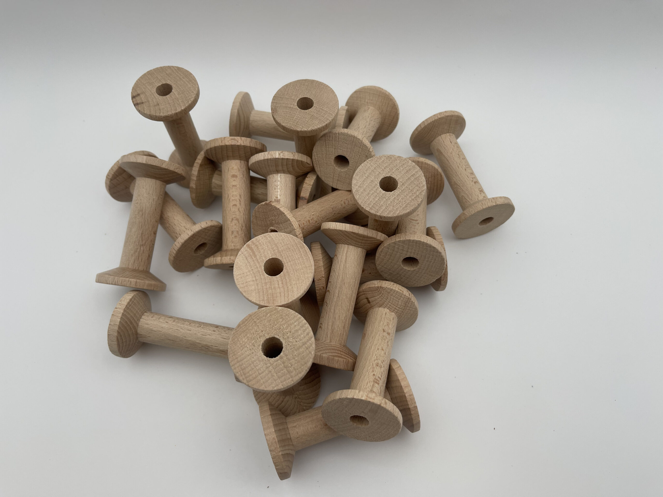 The Dida rocchetto legno di faggio 7 cm naturale