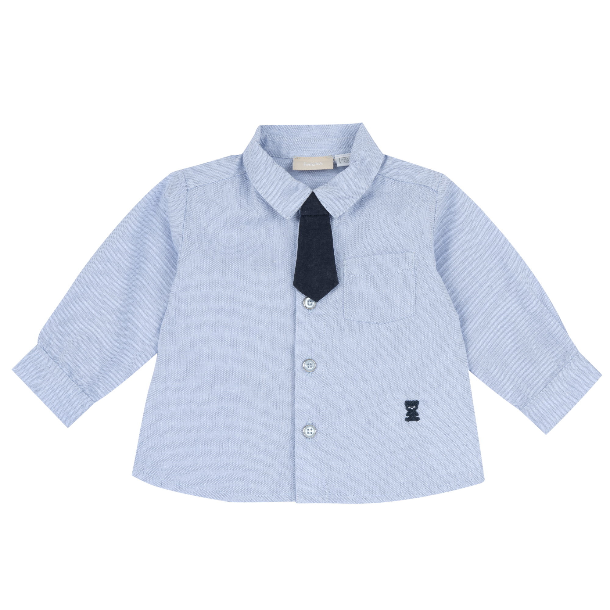 Chicco Camicia Bambino manica lunga con cravattino