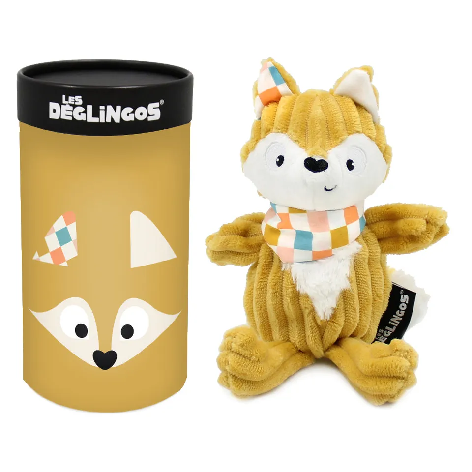Les Deglingos Cyranos Volpe Peluche 23 cm con Scatola