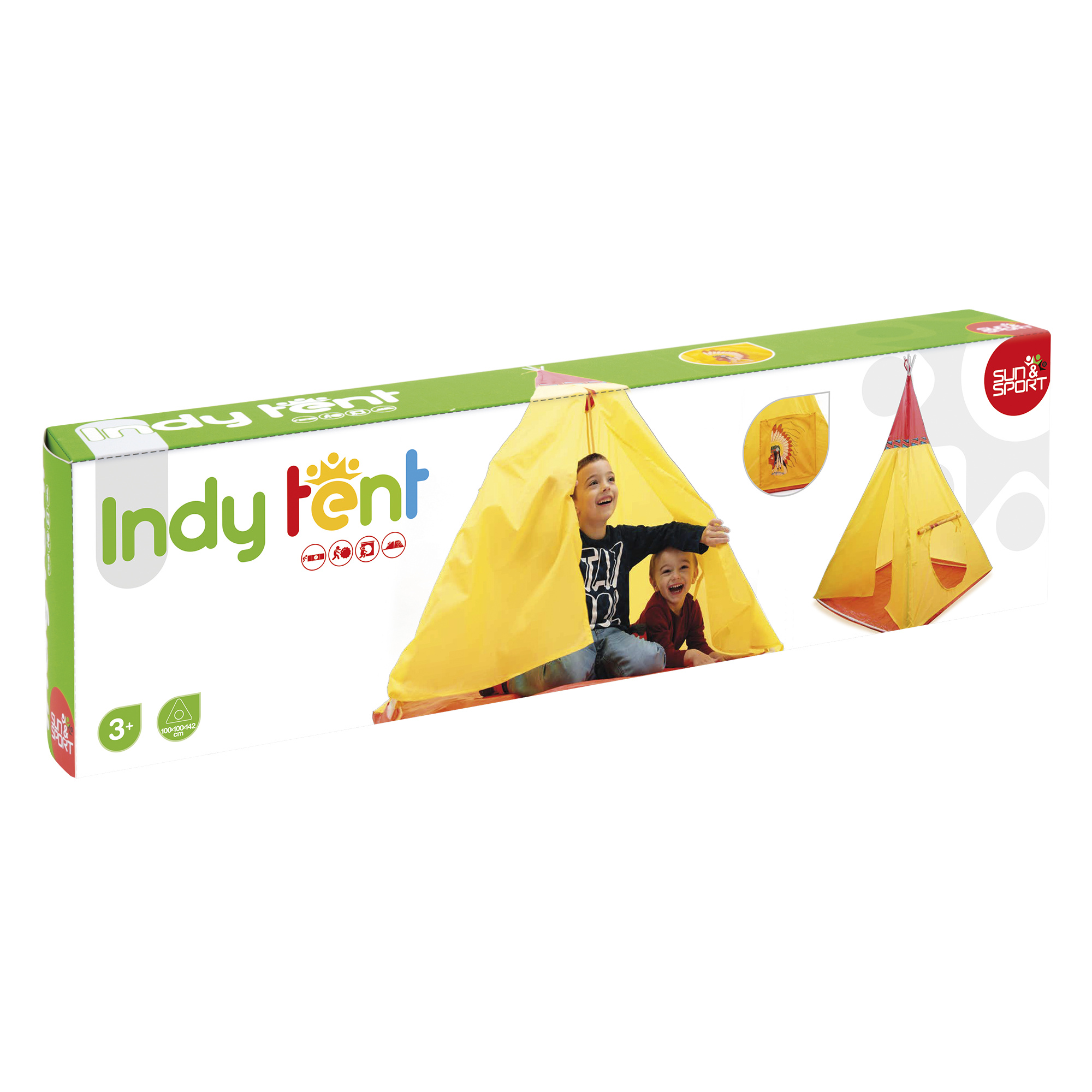 Sun & Sport Tenda indiana bambini da gioco 100x100x142