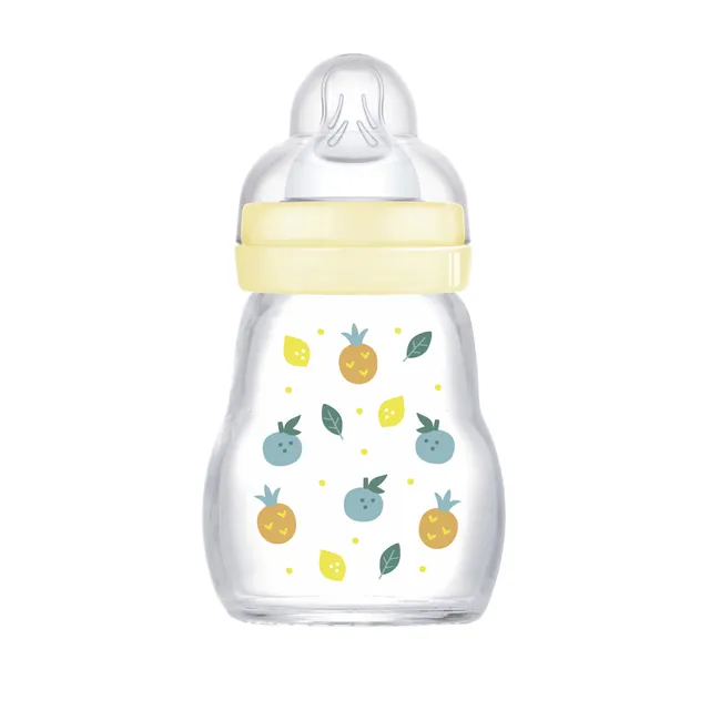 MAM Feel Good biberon vetro 170 ml neutro silicone