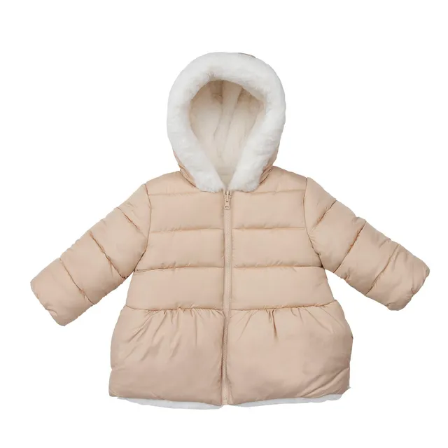 Mawi piumino reversibile nylon ecopelliccia bimbo caldo