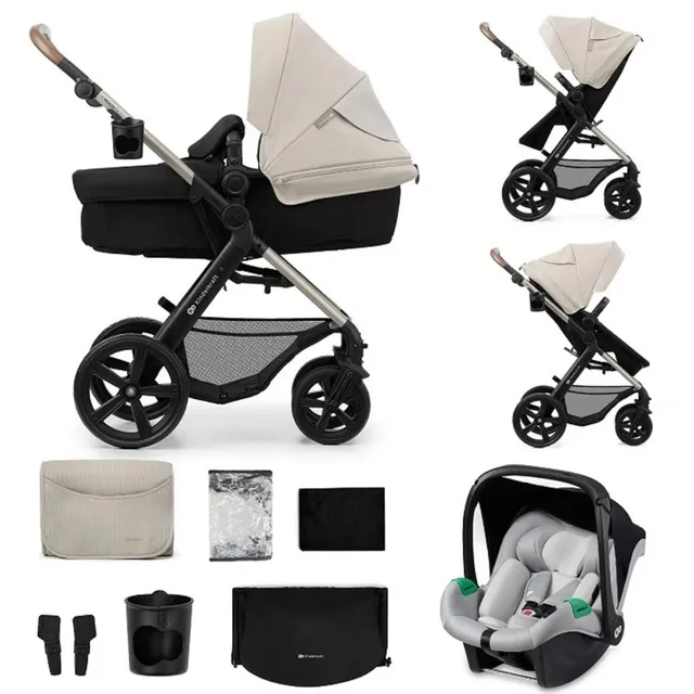 Kinderkraft Moov 2 Trio Passeggino Moonlight Grey 2 in 1