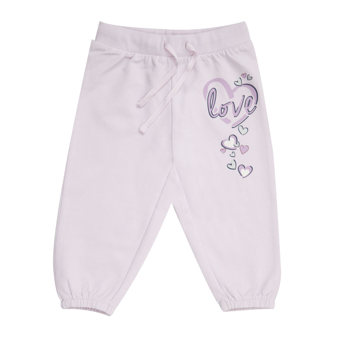 Toys Center Baby pantalone bimba french terry rosa stampa