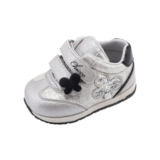 Chicco Gianda scarpe bimba argento velcro glitter