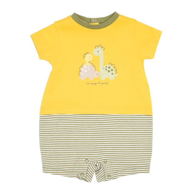 Toys Center Baby pagliaccetto neonato dinosauri giallo corto