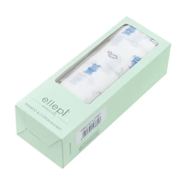Ellepi copertina neonato garza 120x120 cotone bambù