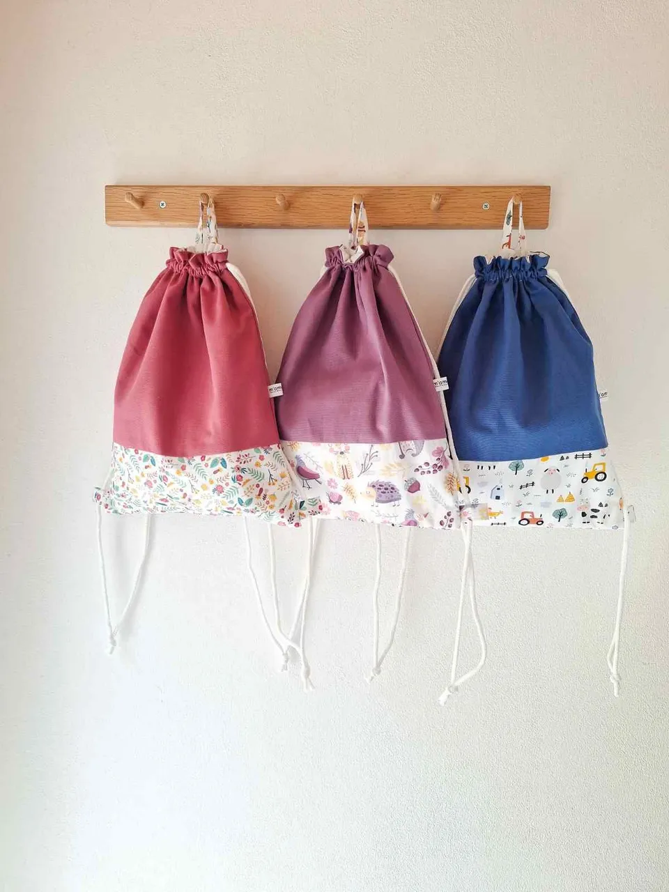 M'Amélie Creations Zaino Asilo Coulisse Personalizzato