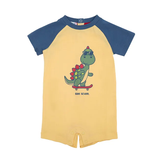 Toys Center Baby pigiama intero dino giallo blu estivo