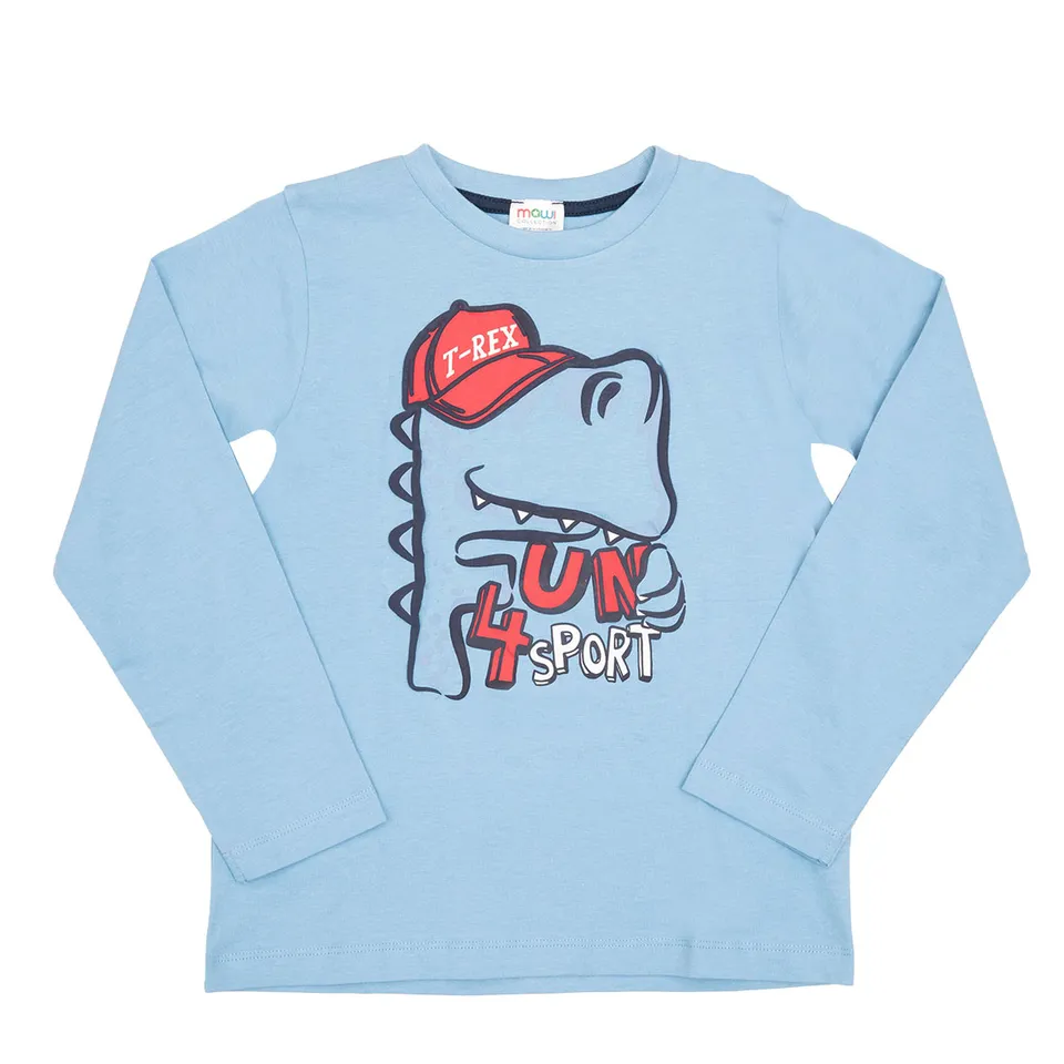 Toys Center Baby T-Rex Fun 4 Sport t-shirt maniche lunghe cotone