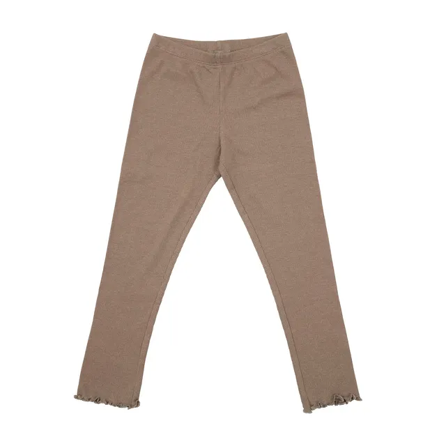 Toys Center Baby legging bimba costina marrone stretch con elastico