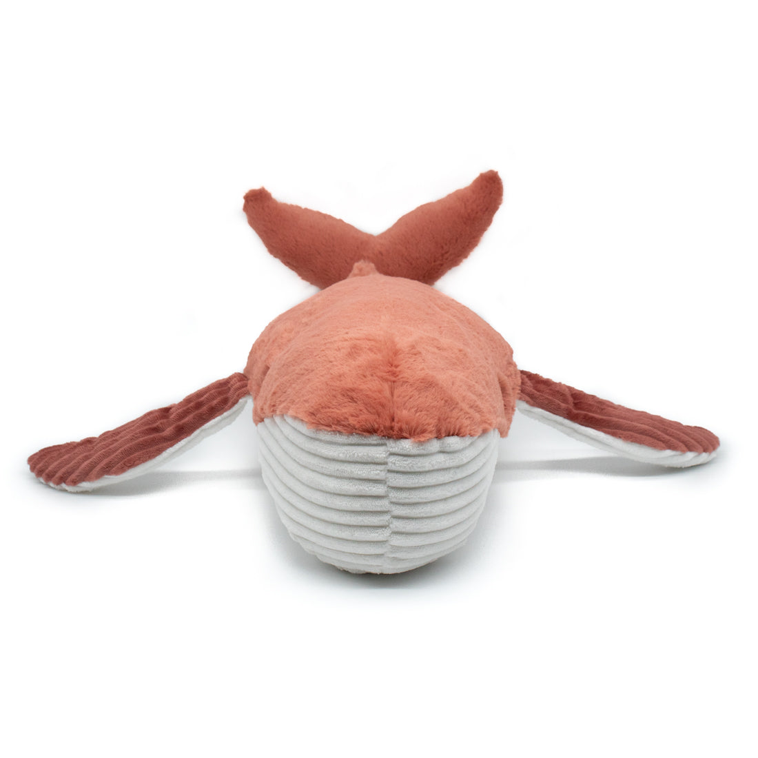 Les Deglingos Ptipotos Gravillou Peluche Balena Mamma Bebè Terracotta