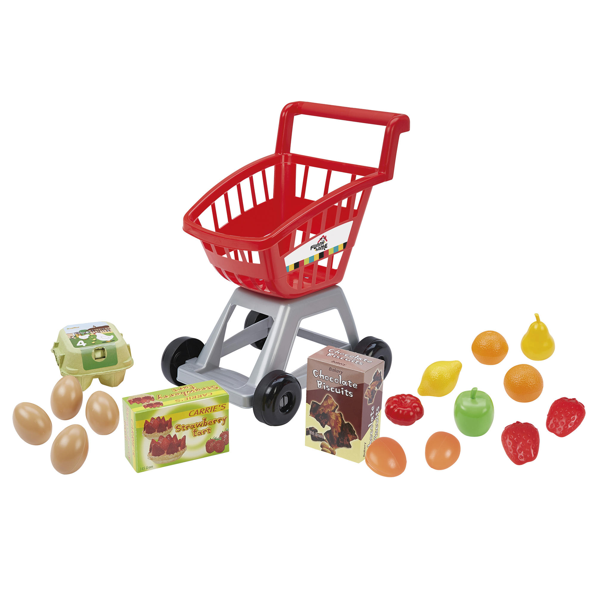 Toys Center Baby Funny Home carrello supermercato con frutta