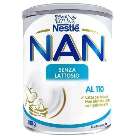 Nestlé Nan AL 110 latte senza lattosio 400 g