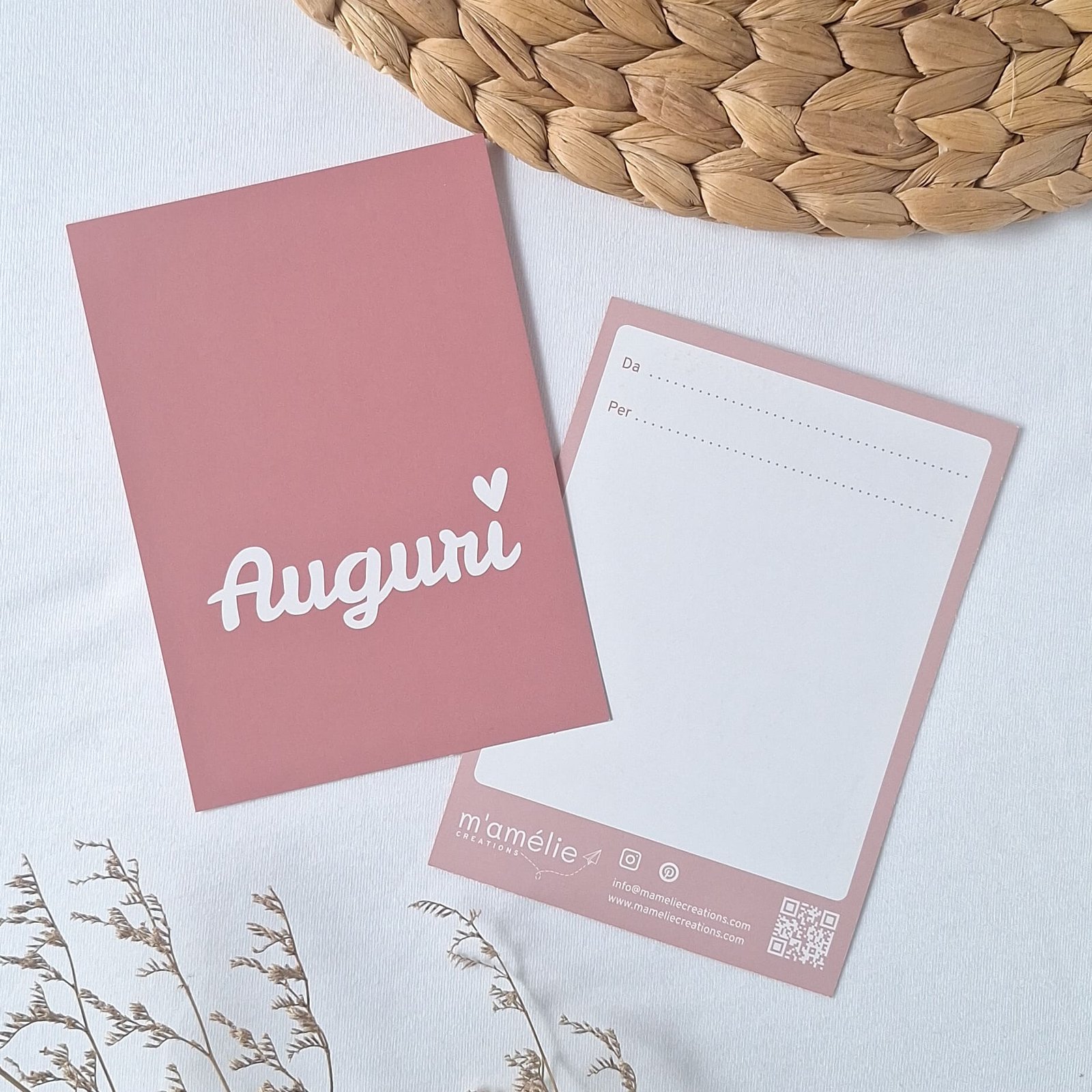 M'Amélie Creations Biglietto auguri in carta