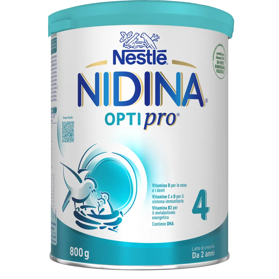 Nestlé Nidina Optipro 4 latte crescita 800 g con DHA