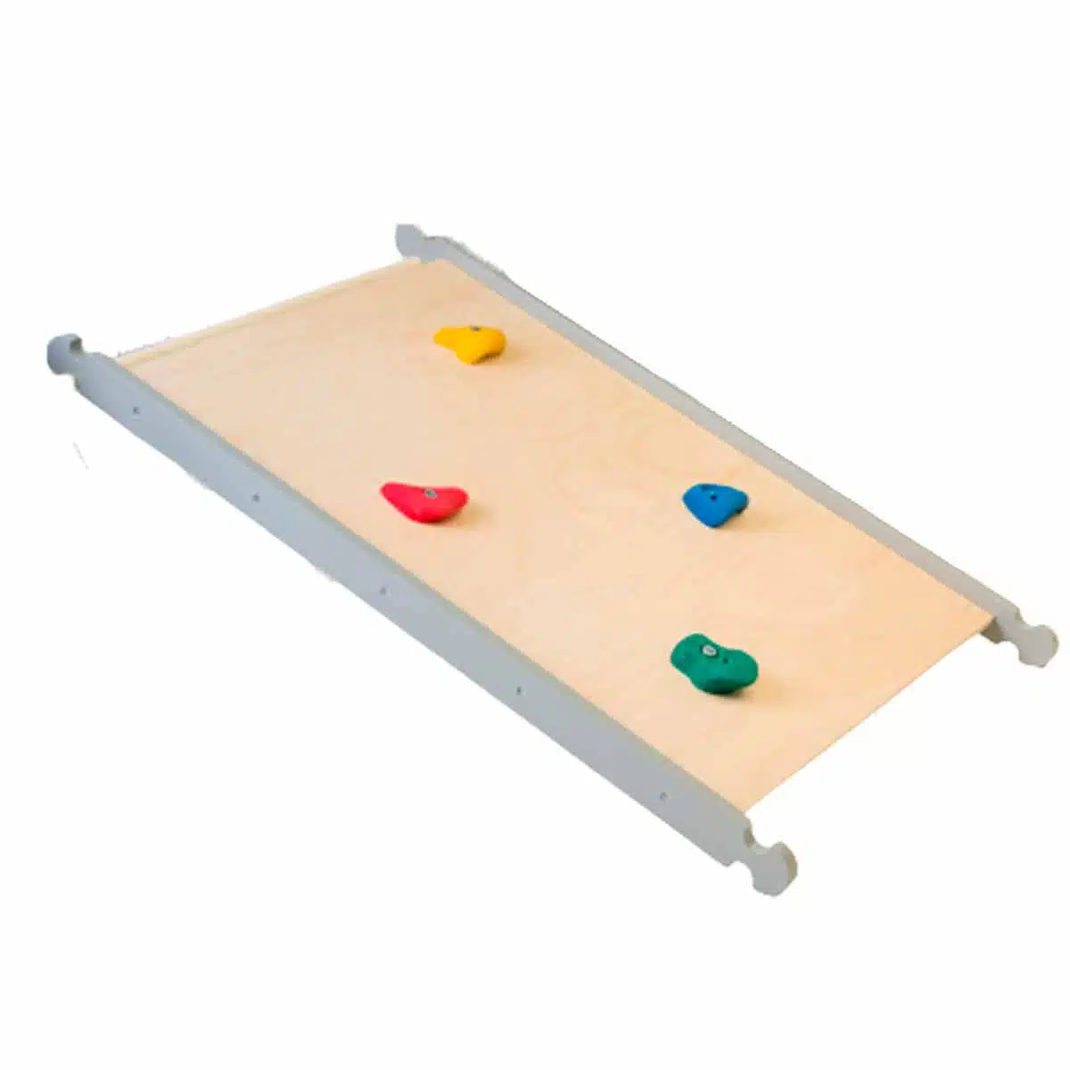 The Dida Triangolo Pikler con rampa grigia legno 2-7 anni