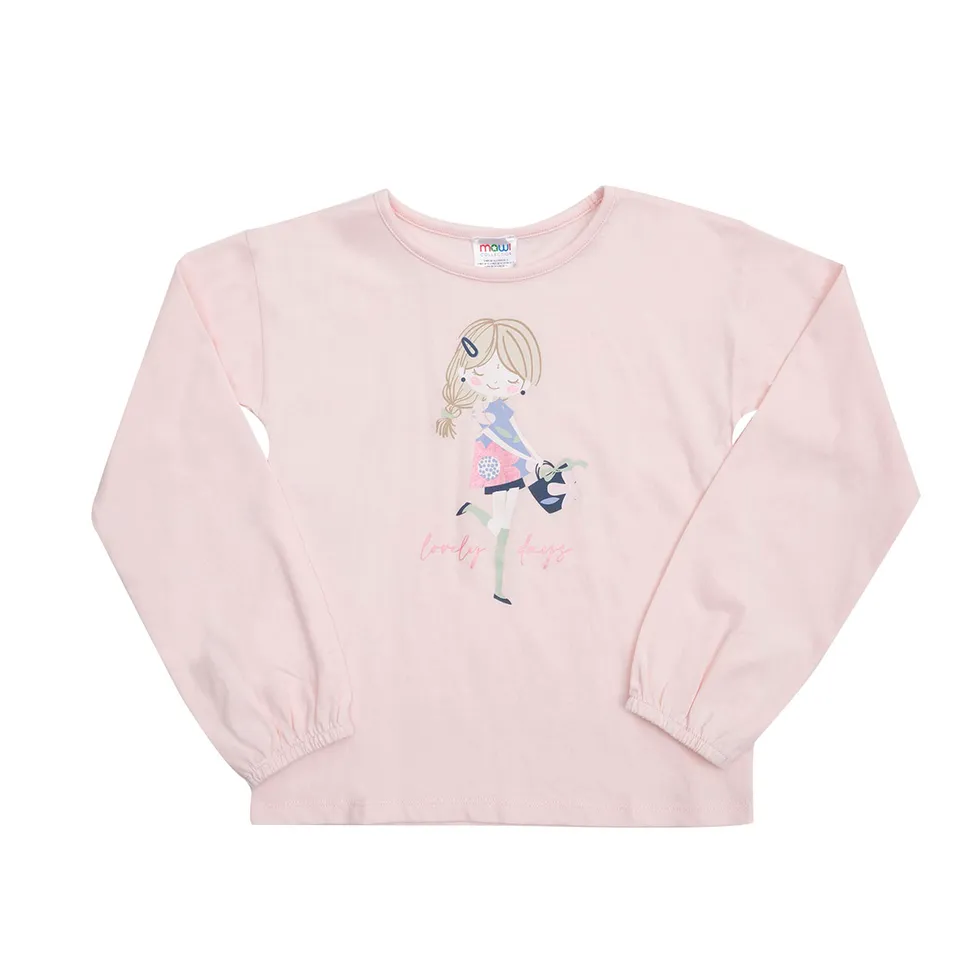 Toys Center Baby maglia manica lunga bimba rosa jersey