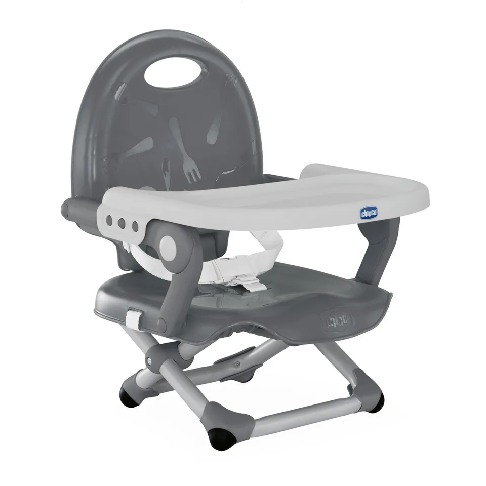 Chicco Pocket Snack rialzo sedia dark grey 6-36 mesi