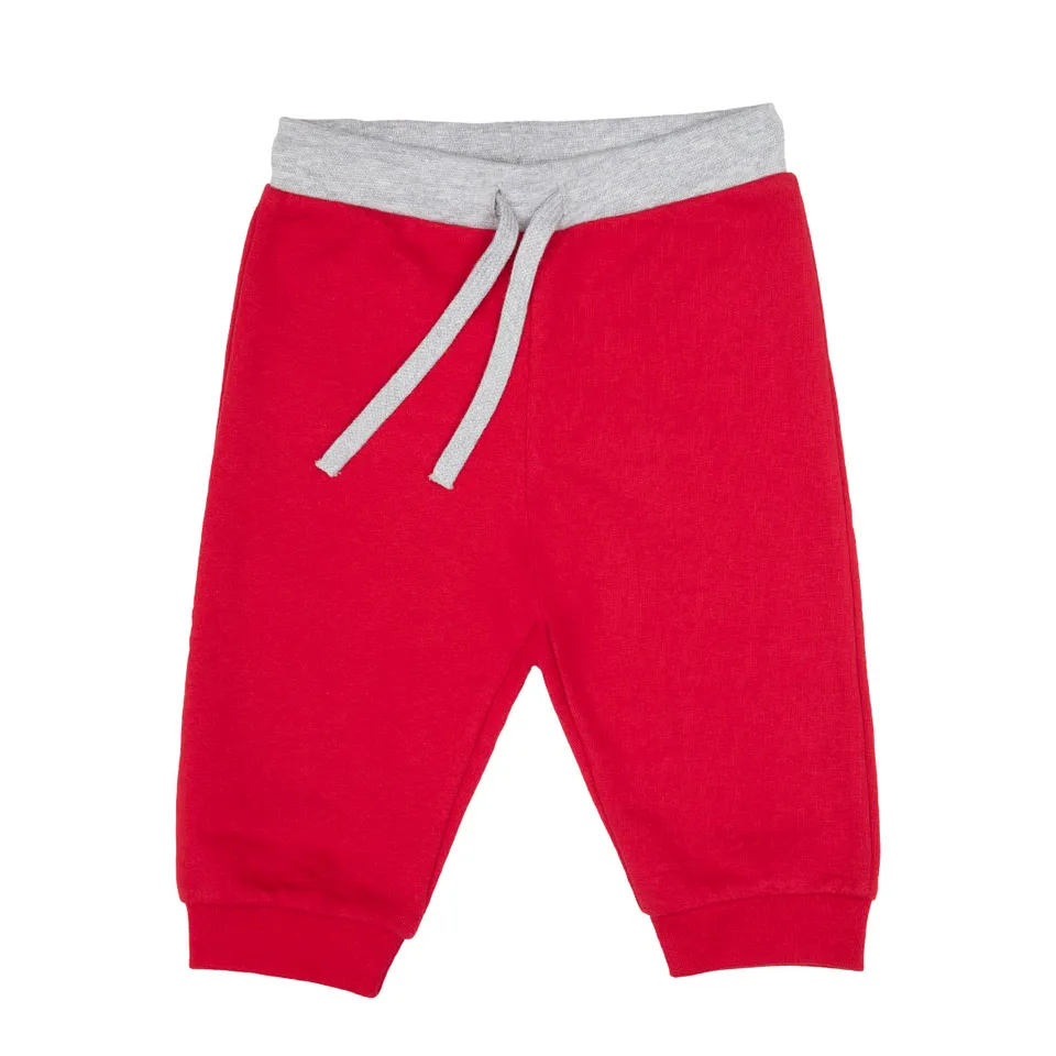 Toys Center Baby pantalone bimbo rosso con elastico tasca