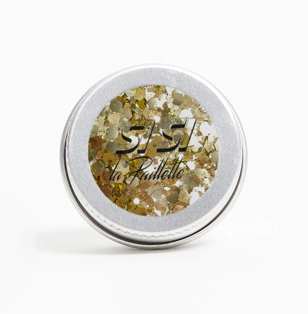 The Dida Sparkle Parachute Doré Glitter Viso Oro Vegetale