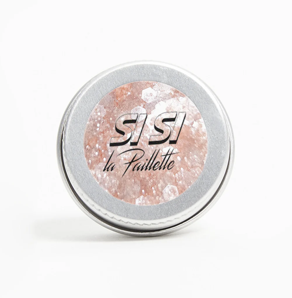 Si Si La Paillette Marie Madeleine glitter viso