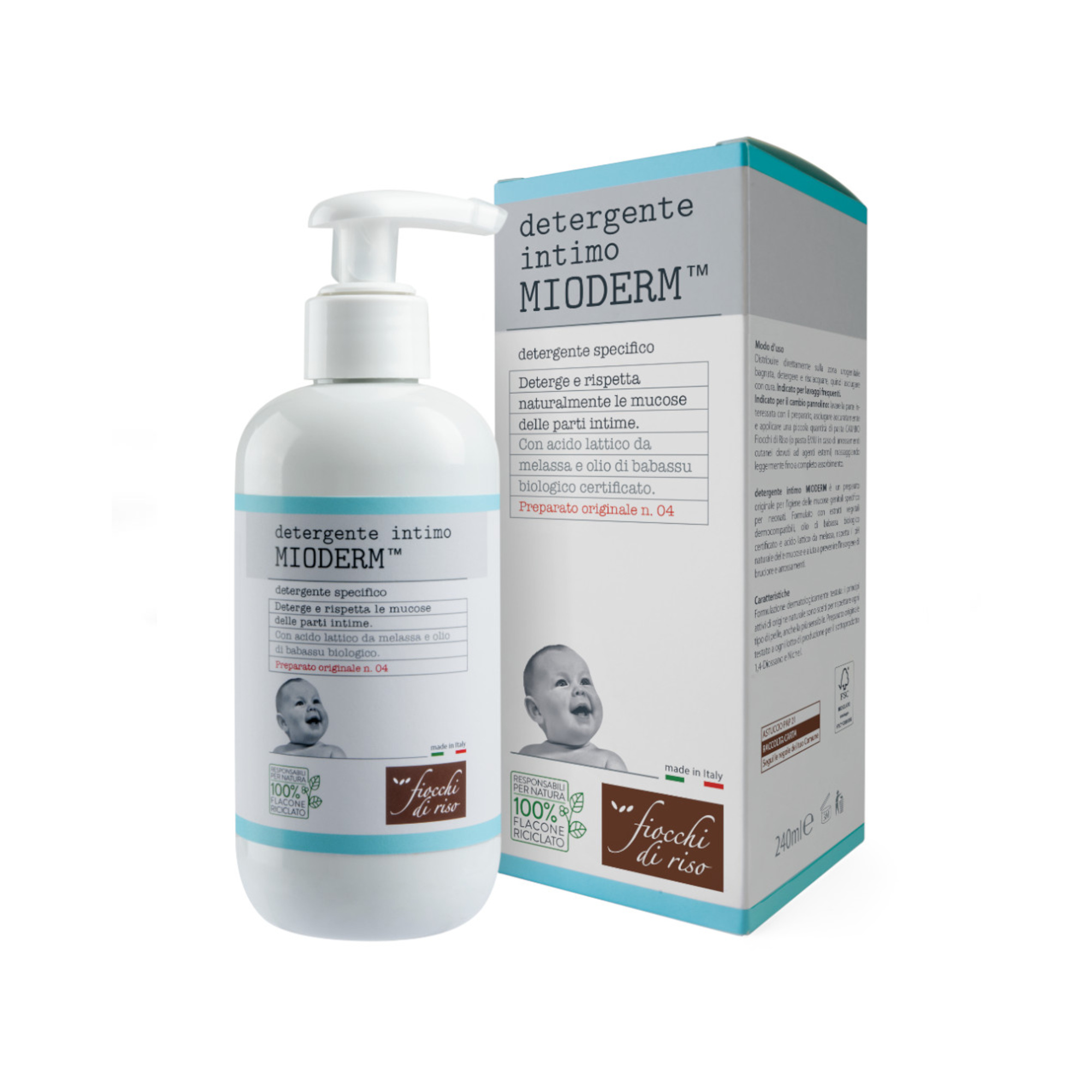 Fiocchi di Riso Mioderm detergente intimo 240 ml