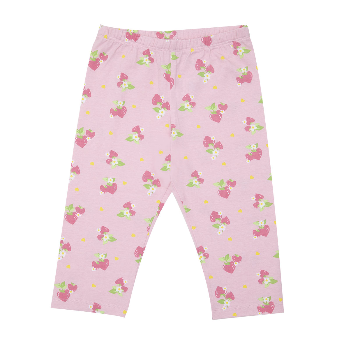 Legging stretch bimba rosa fragole 3/4 casual