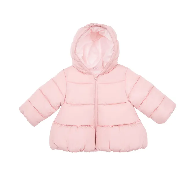 Toys Center Baby Piumino Bimba Rosa con Cappuccio Imbottito