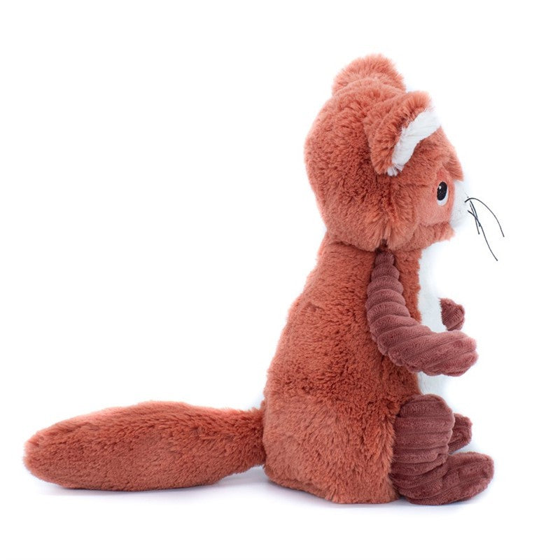 Les Deglingos Ptipotos Netoitou peluche procione terracotta 26 cm