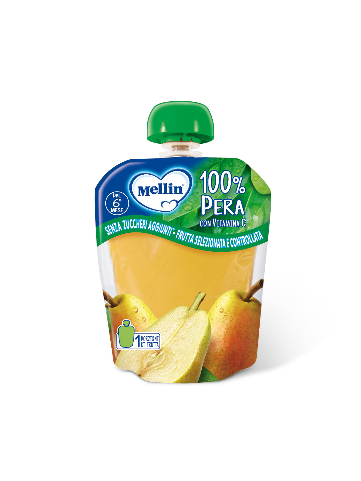 Mellin Pouch Frutta Pera 90 g con Vitamina C