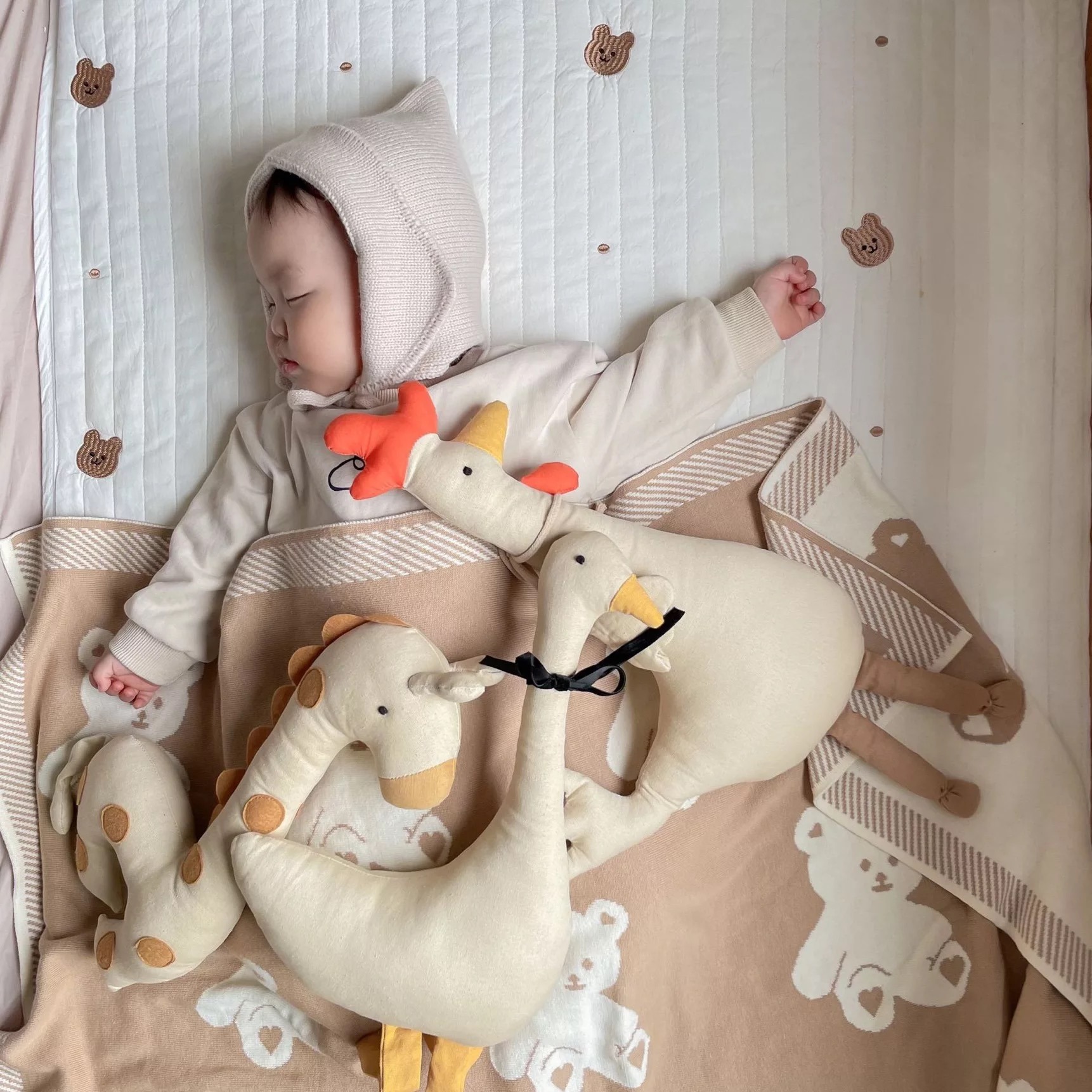 Piccoli Toys Alfonso Peluche Giraffa in Cotone
