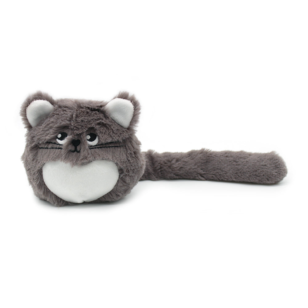 Les Deglingos Ptipotos peluche gatto Miaou grigio 32 cm