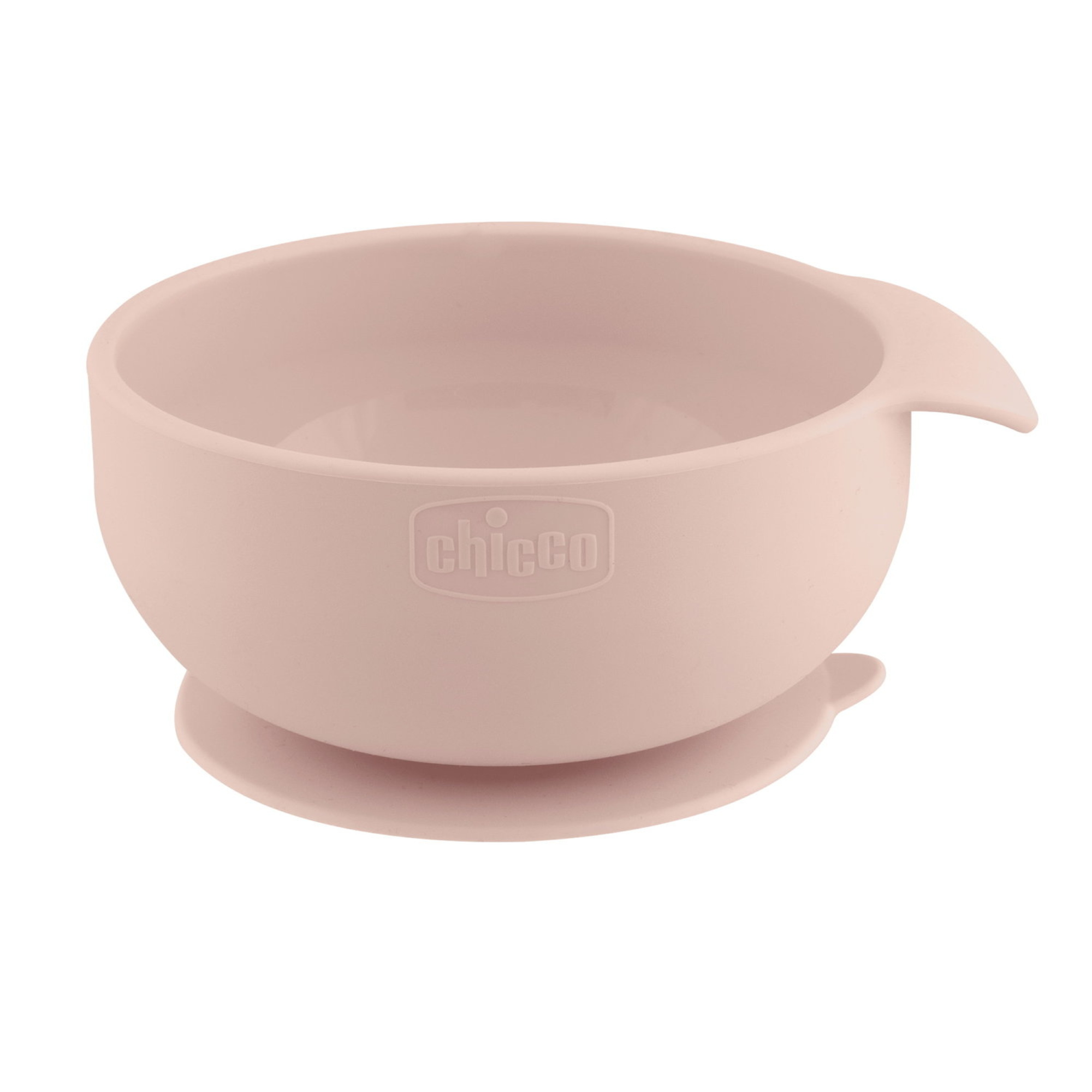 Chicco Ciotola Silicone Rosa 6M+ con Ventosa