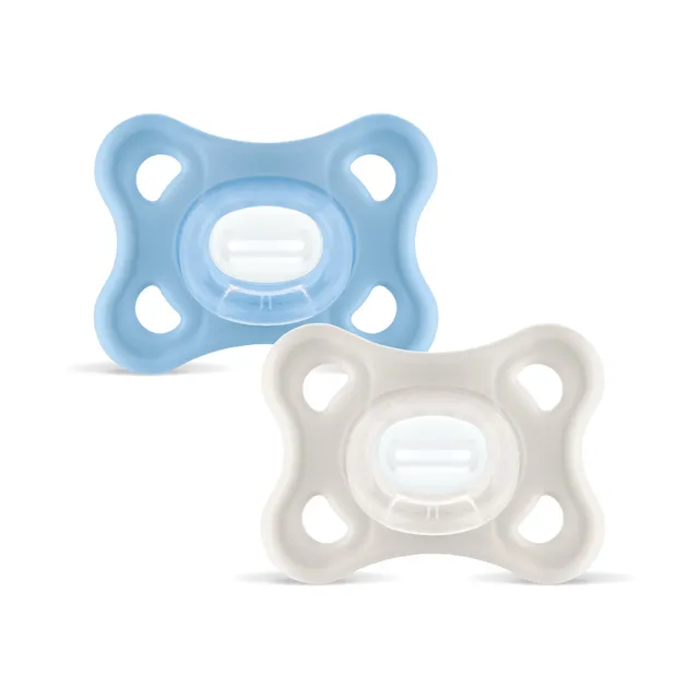 MAM Comfort succhietto silicone 3-12 mesi set 2 pz azzurro