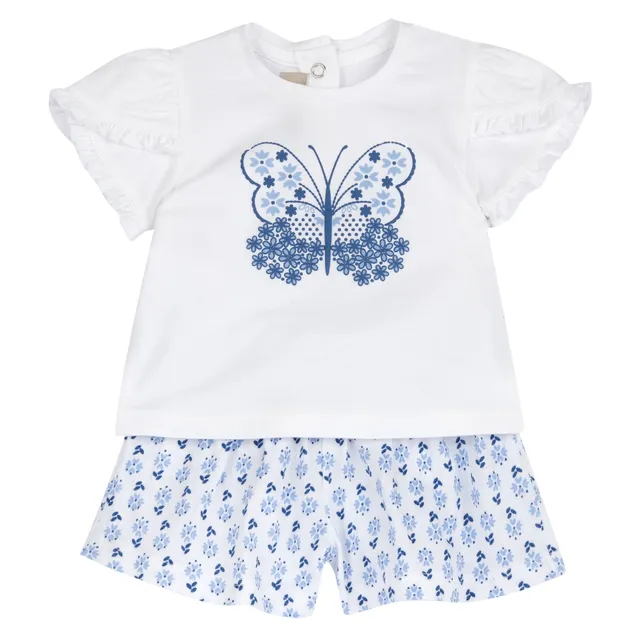 Chicco Completo maglietta pantaloncini bimba lavabile