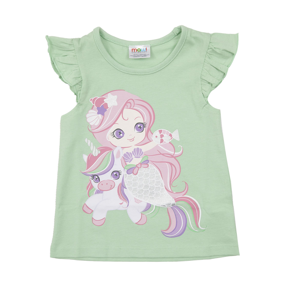 Toys Center Baby Canotta Bimba Verde Sirena Unicorno