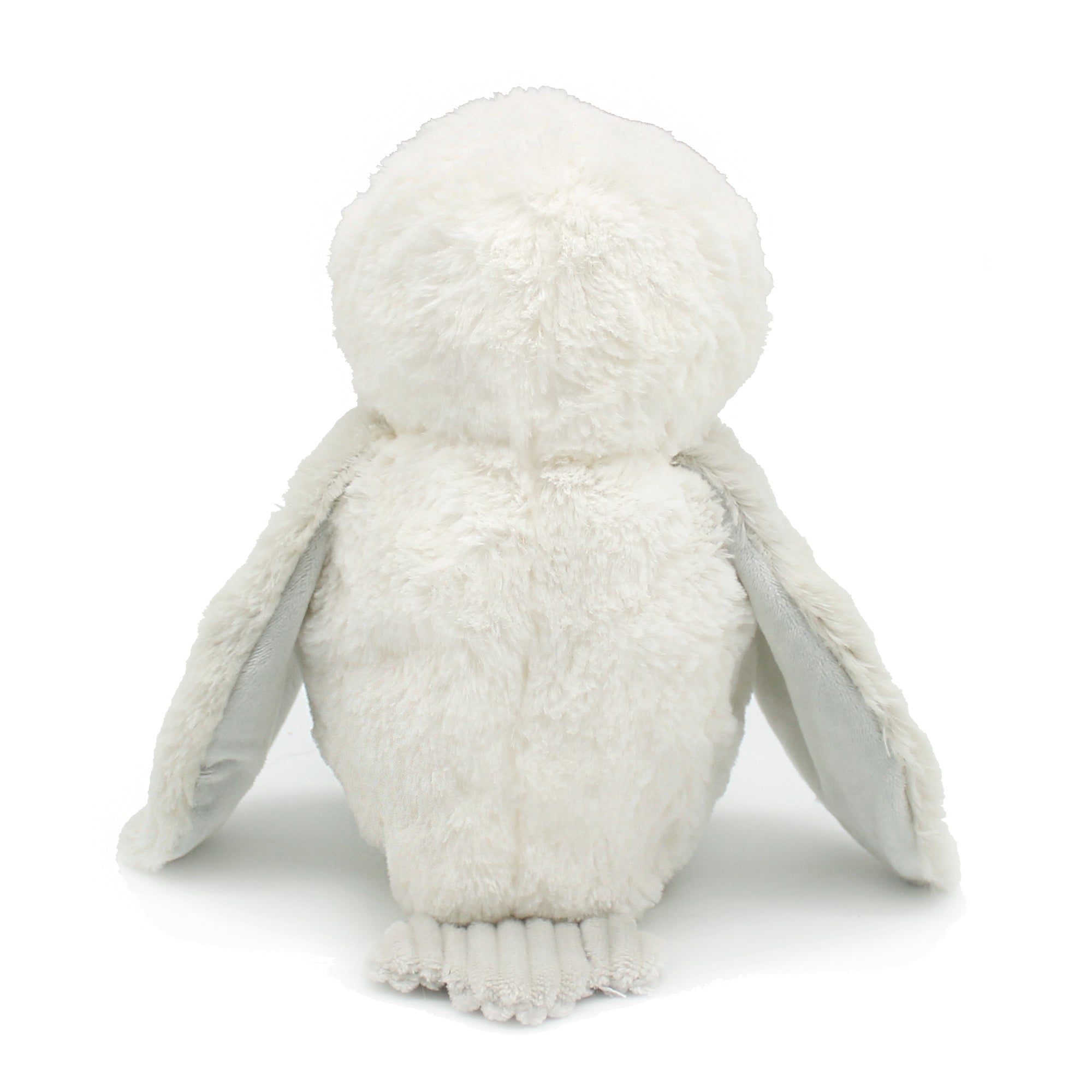 Les Deglingos Ptipotos Coucou peluche gufo polare mamma bebè bianco