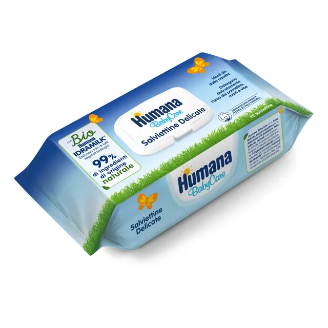 Humana BabyCare salviettine delicate 72 pz viso e mani