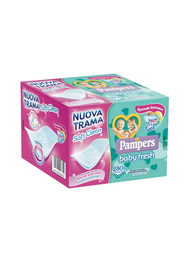 Pampers Baby Fresh salviettine pacco scorta 280 pz delicate