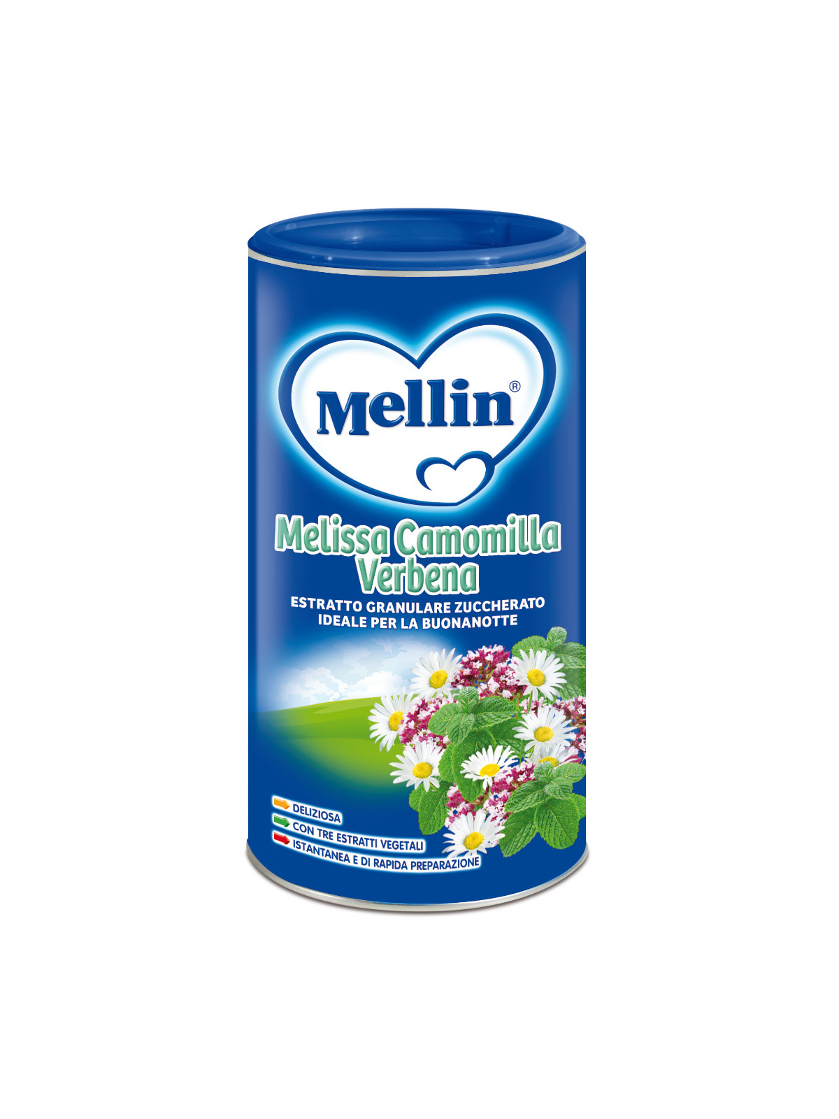 Mellin Buonanotte bevanda solubile 200 g camomilla e melissa