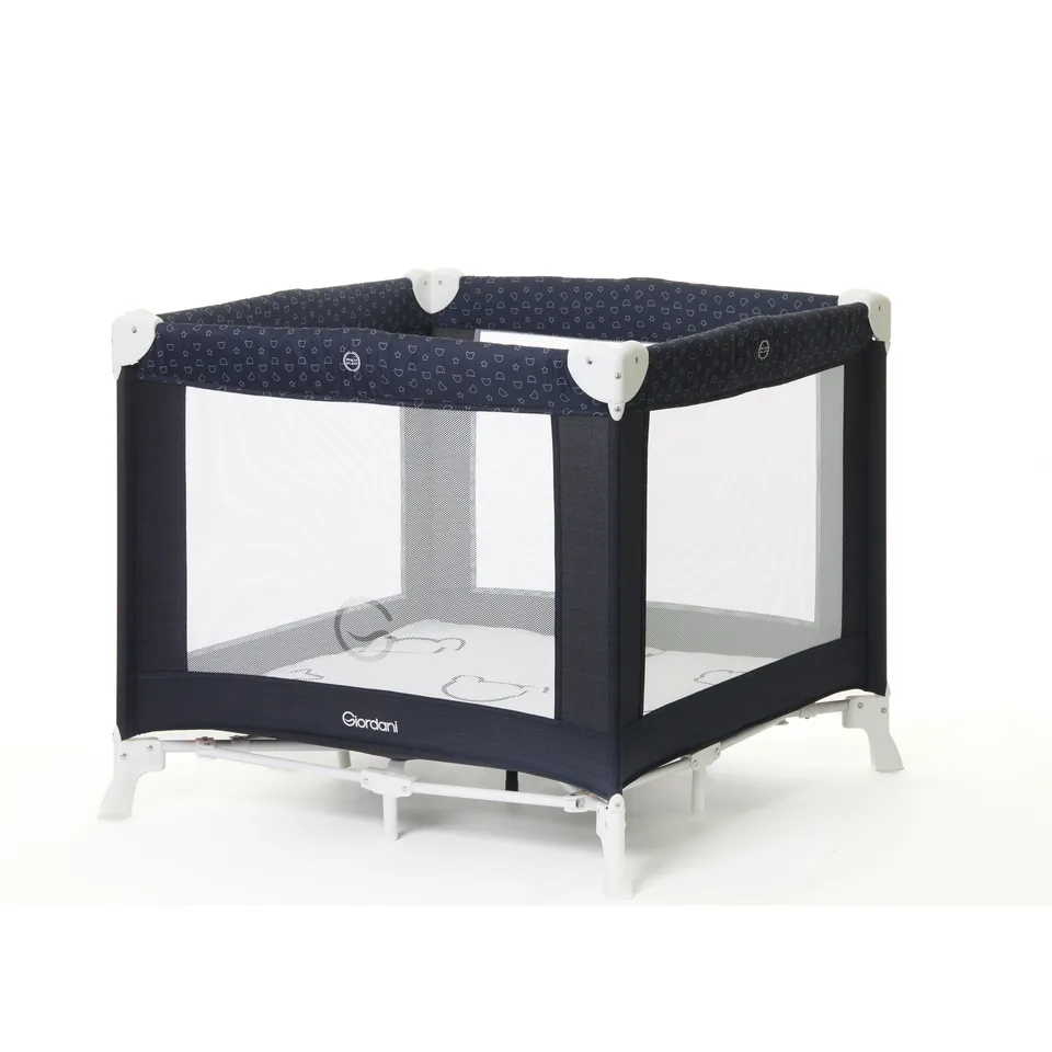 Box Giordani Teddy Blu 90x90 quadrato con tappeto