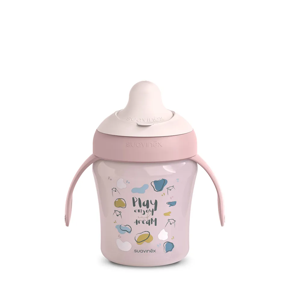 Suavinex My Family Tazza Antigoccia Rosa 200 ml 6M+