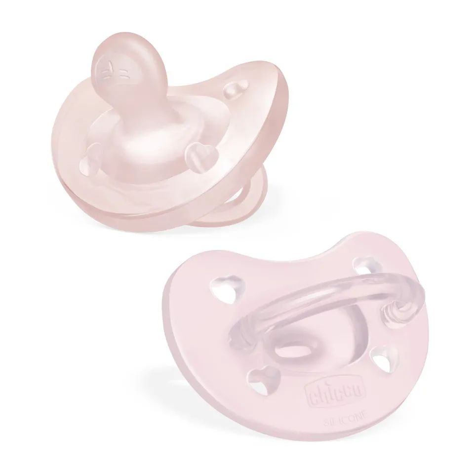 Chicco Physio succhietto rosa 2-6 mesi silicone 1 pz