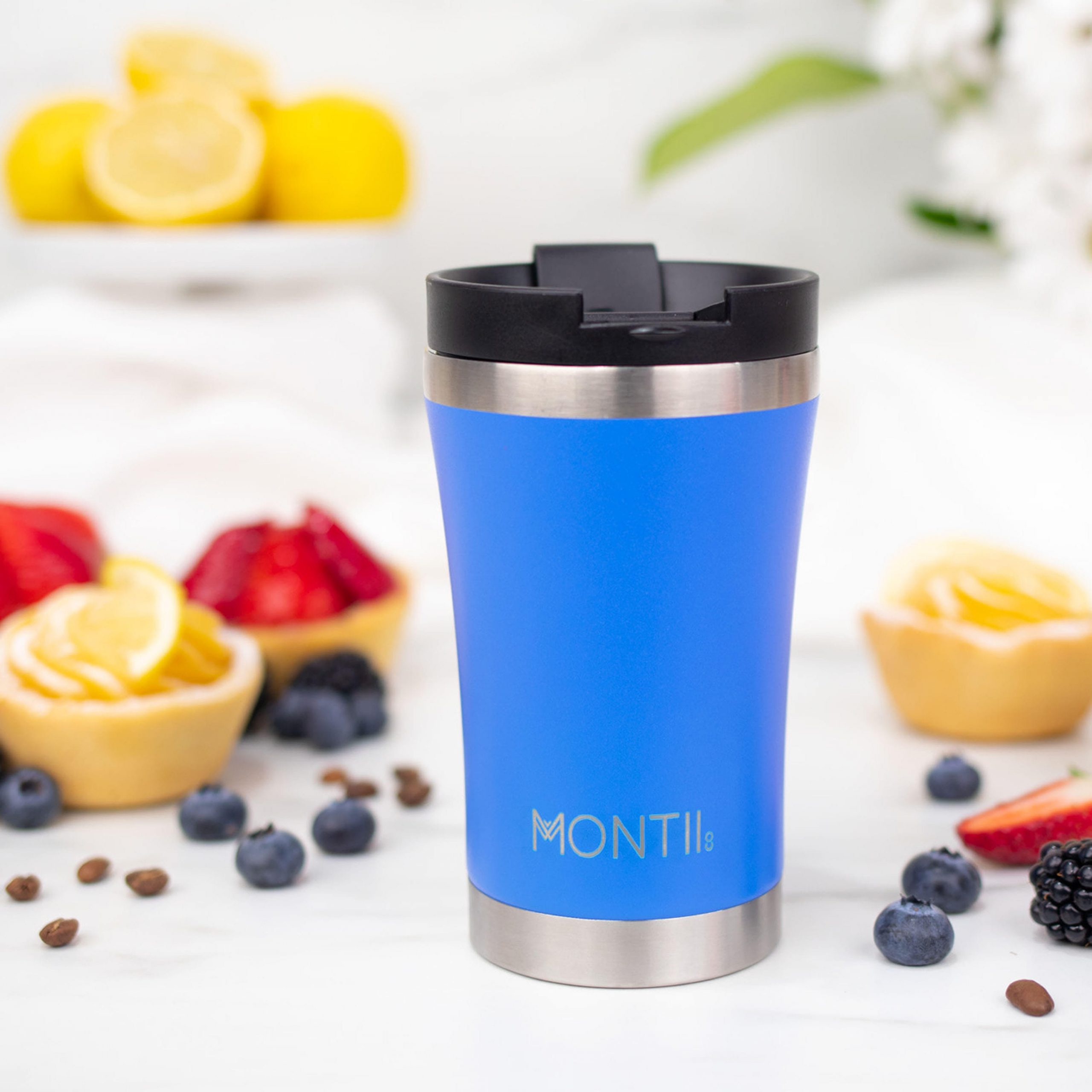 Montii Tazza Termica Piccola Acciaio Blu
