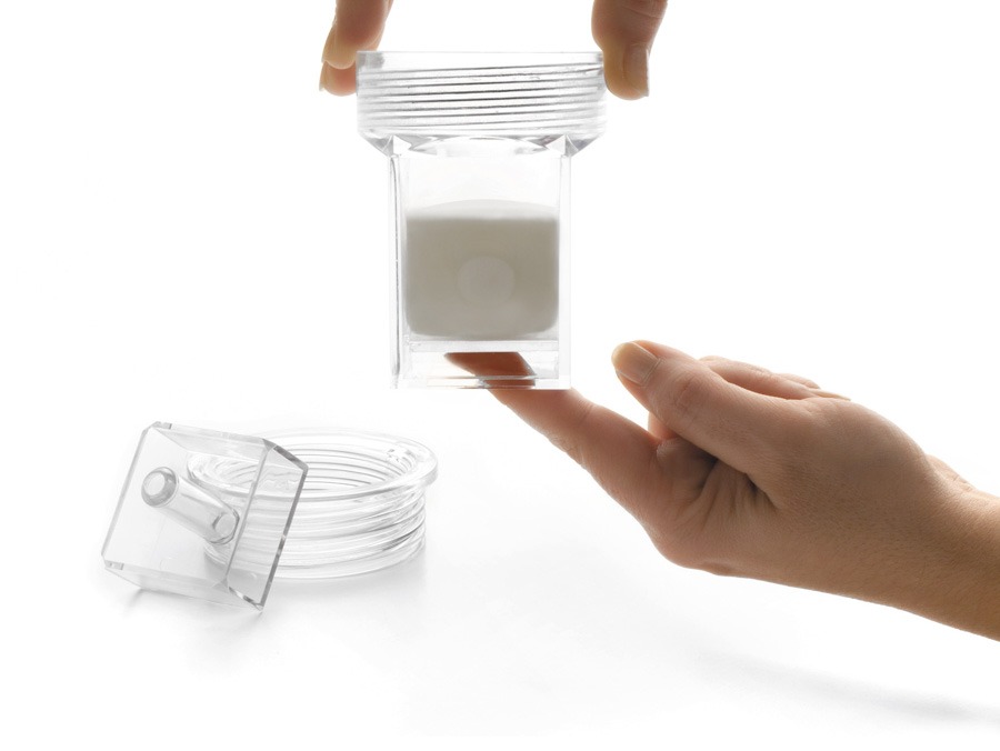 The Dida Quadrato stampo uovo sodo 5 cm plastica