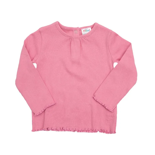 Toys Center Baby t-shirt bimba costina rosa manica lunga