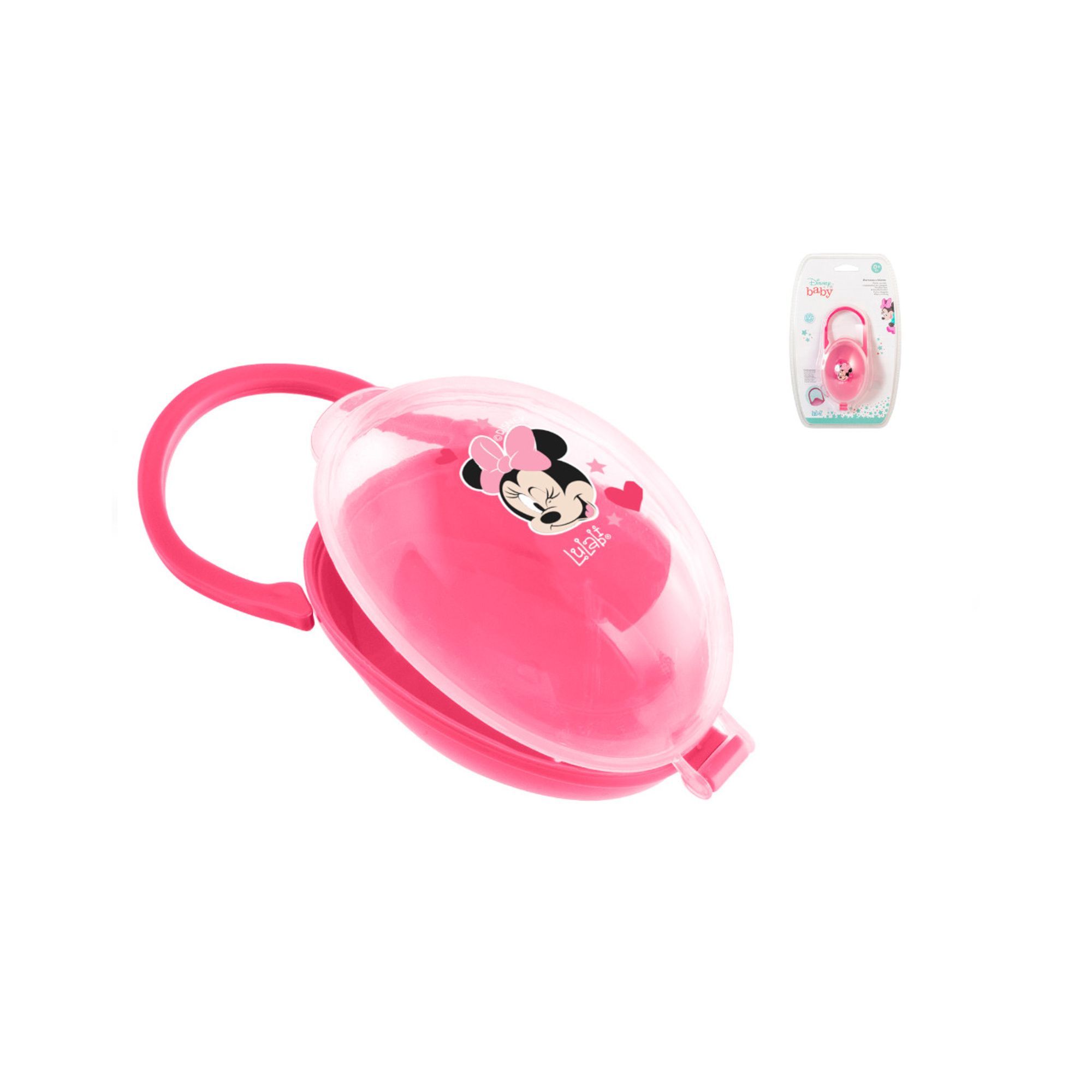Lulabi Minnie Icon porta ciuccio polipropilene 0+ mesi