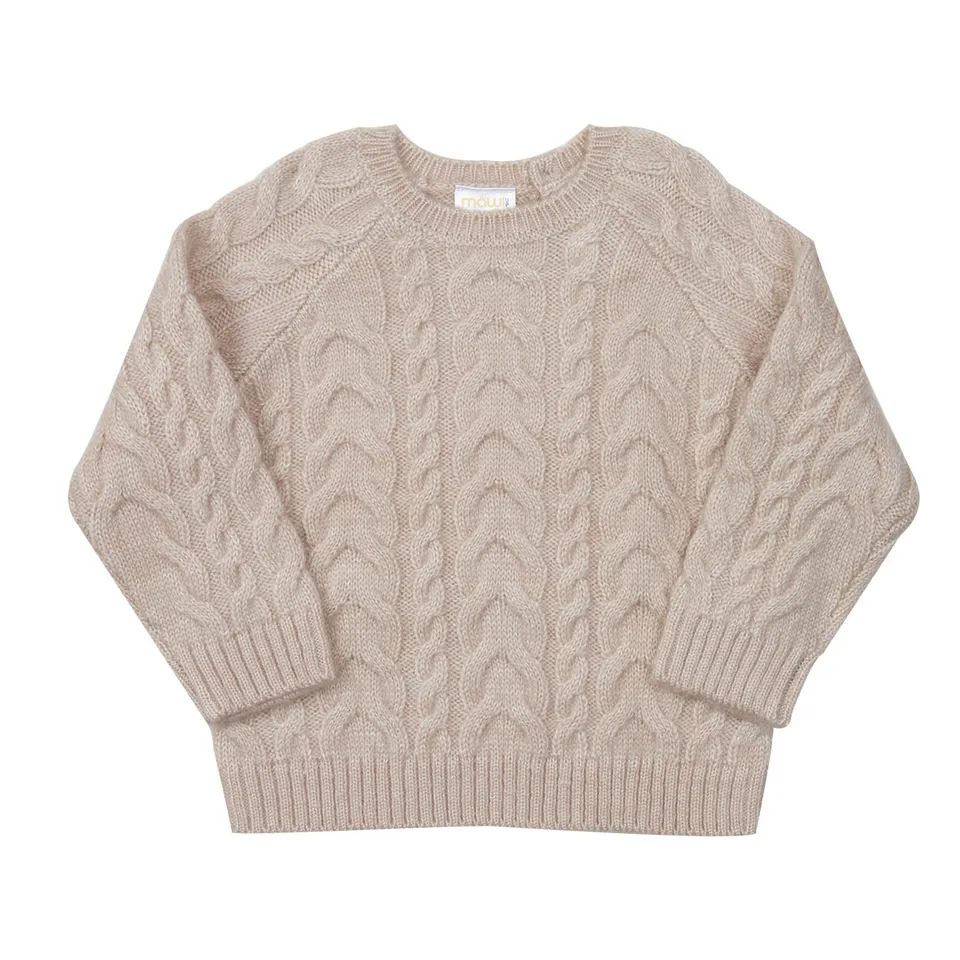 Toys Center Baby Mawi maglia tricot raglan trecce mohair